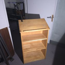 Wood Lectern 
