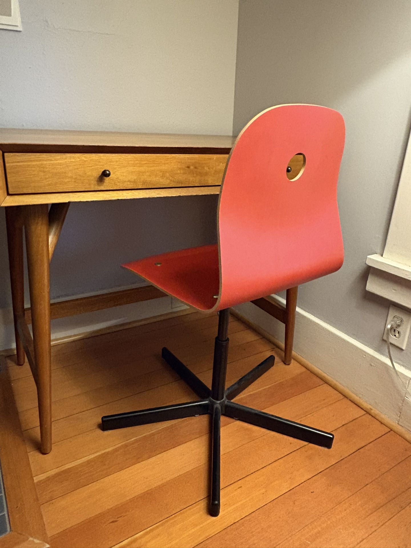 West Elm Mid Century Modern MCM Desk And Chair