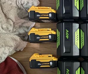 20v 6Ah DeWalt high capacity Replacement batteries