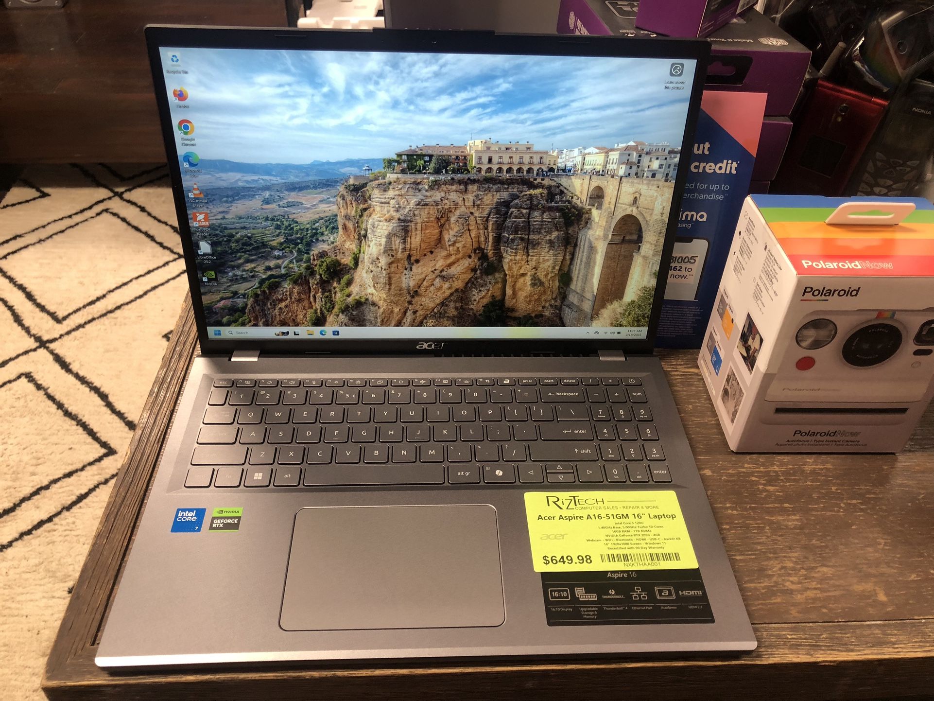 Acer Aspire A16-51GM 16โ Gaming & Productivity Laptop