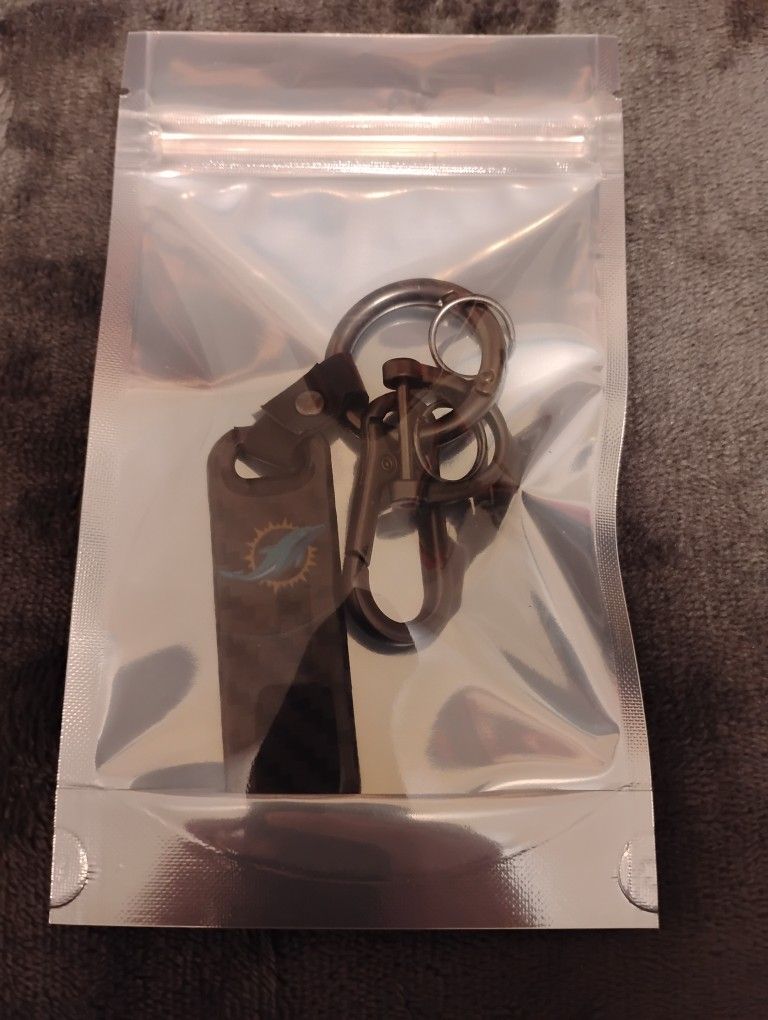 Miami Dolphins Keychain NEW