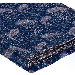 BRAND NEW Taj Hotel Kantha Handcrafted Cotton Quilted Throw Blanket 50 X 70 Inch