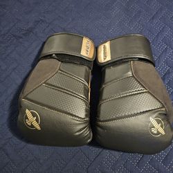 Hayabusa Gloves And Shin Guards