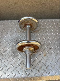 6 lb. Old school dumb bell