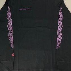 Chrome Long Sleeve Shirt Black/Pink Medium