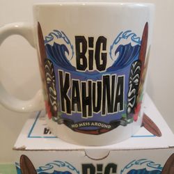 Big Kahuna Coffee Mug 16 oz capacity Hawaii. A5