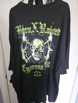 Born X Raised Cypress Hill 420 Collabo,Men's Size 4 XL