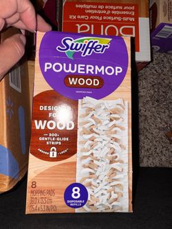 Power Mop Wood Mopping Pad Refills (8-Count