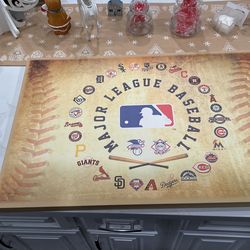 Canvas Baseball Poster