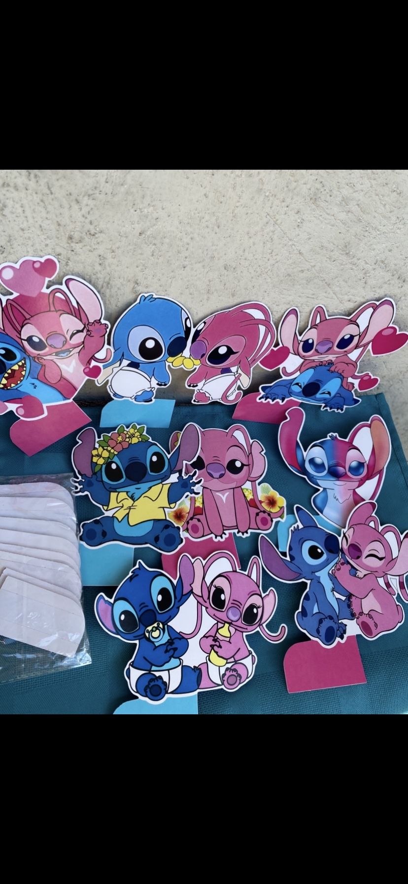 Lilo And Stitch Birthday Party Honeycomb Decorations 8 Pcs