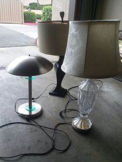 3 lamps all work