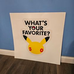Pokemon 30th advertisement poster