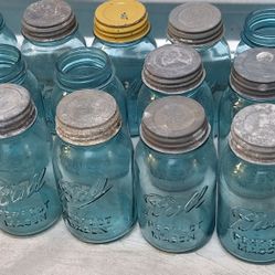 Ball And Atlas Mason Jars ANTIQUE