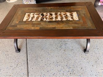 Stone Mosaic Coffee Table