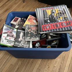 Huge Media Bundle Vinyl Records Blu Rays Steelbooks Xbox PlayStation Movies Games VHS