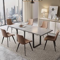 Dining Table and Chairs (6)