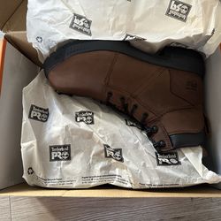 Timberland PRO Men's Montauk 6 Inch Steel Safety. Toe Gaucho Brown