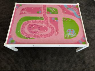 Wooden train table