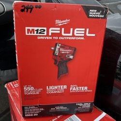 M12 FUEL 12V Lithium-Ion Brushless Cordless Stubby 3/8 in. Impact Wrench (Tool-Only)