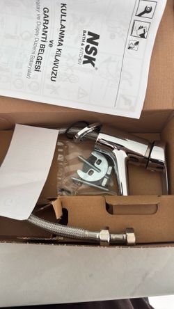 NSK Trento Plus Chrome Bathroom Basin Faucet – Brand New in Box