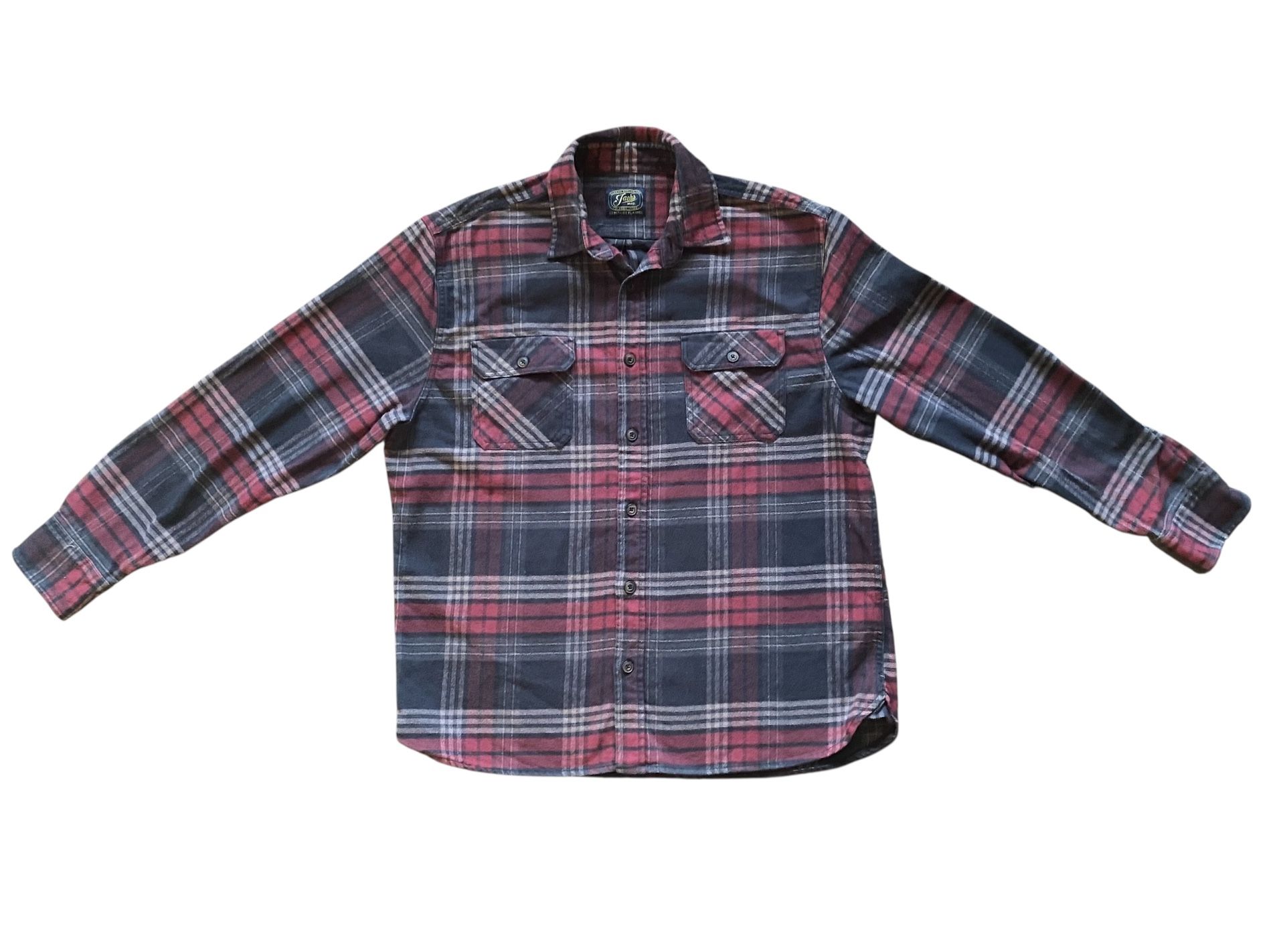 Jachs MFG. Heritage Flannel Men’s Long Sleeve Plaid  Button Up Size XL
