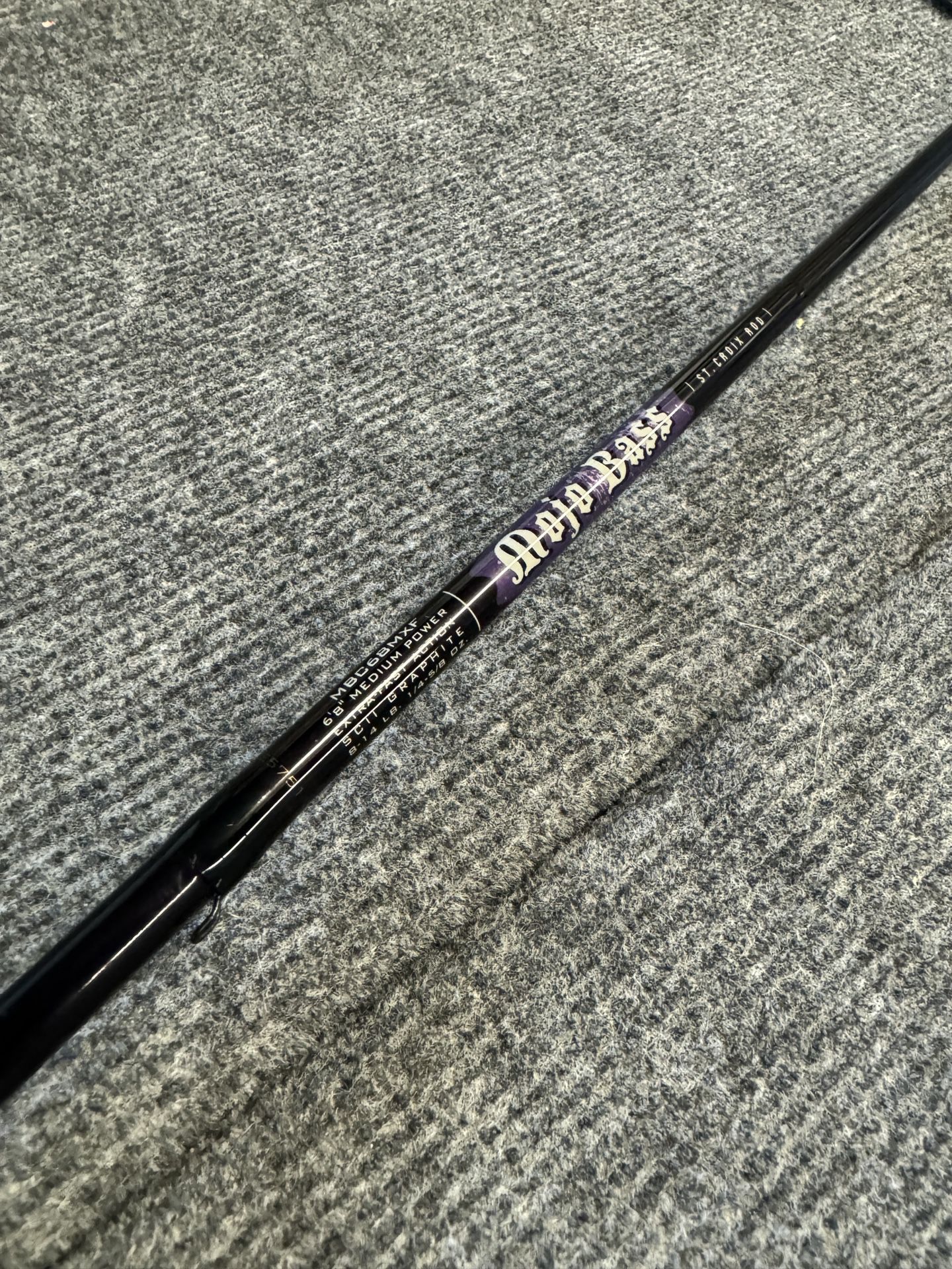 St Croix Mojo Bass Clean 6’8” 6-14 Med Fast Casting Fishing Rod 