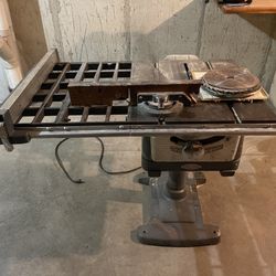 Craftsman Table Saw With Base