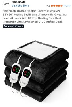 New Heated Electric Blanket Queen Size