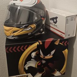 HJC RPHA 12N Shadow the Hedgehog Motorcycle Helmet M size