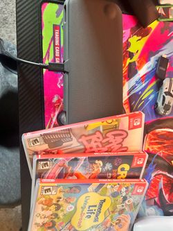 Nintendo switch lite and games