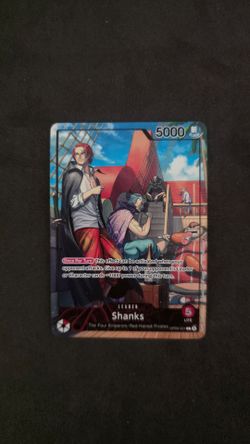 One Piece TCG Shanks Leader Card OP09-001