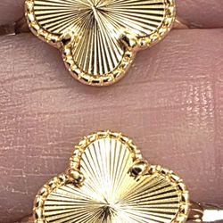 Clover Hoop Earrings