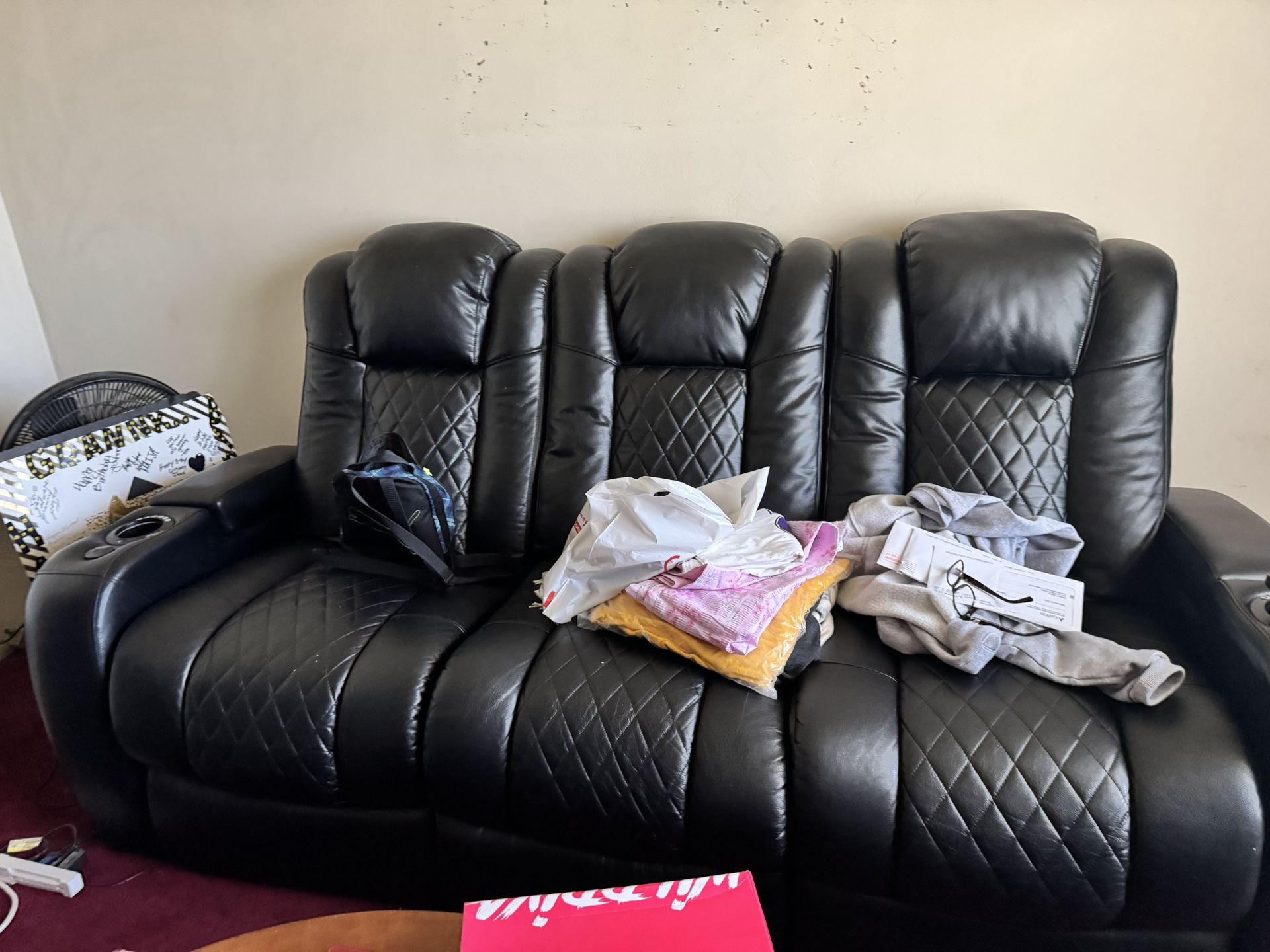 Leather Sofa Recliner