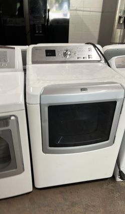 Maytag Bravos XL Electric Dryer – Large Capacity, White