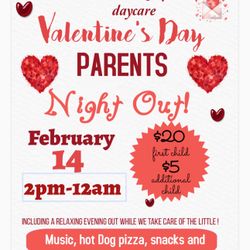 Valentine’s Day, Childcare