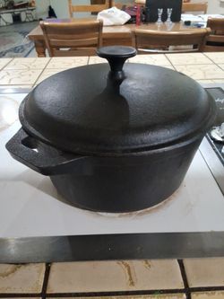 Vintage Heuck Classics Cast Iron Dutch Oven 10.5"