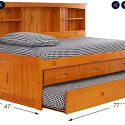 Twin Bookcase Day Bed