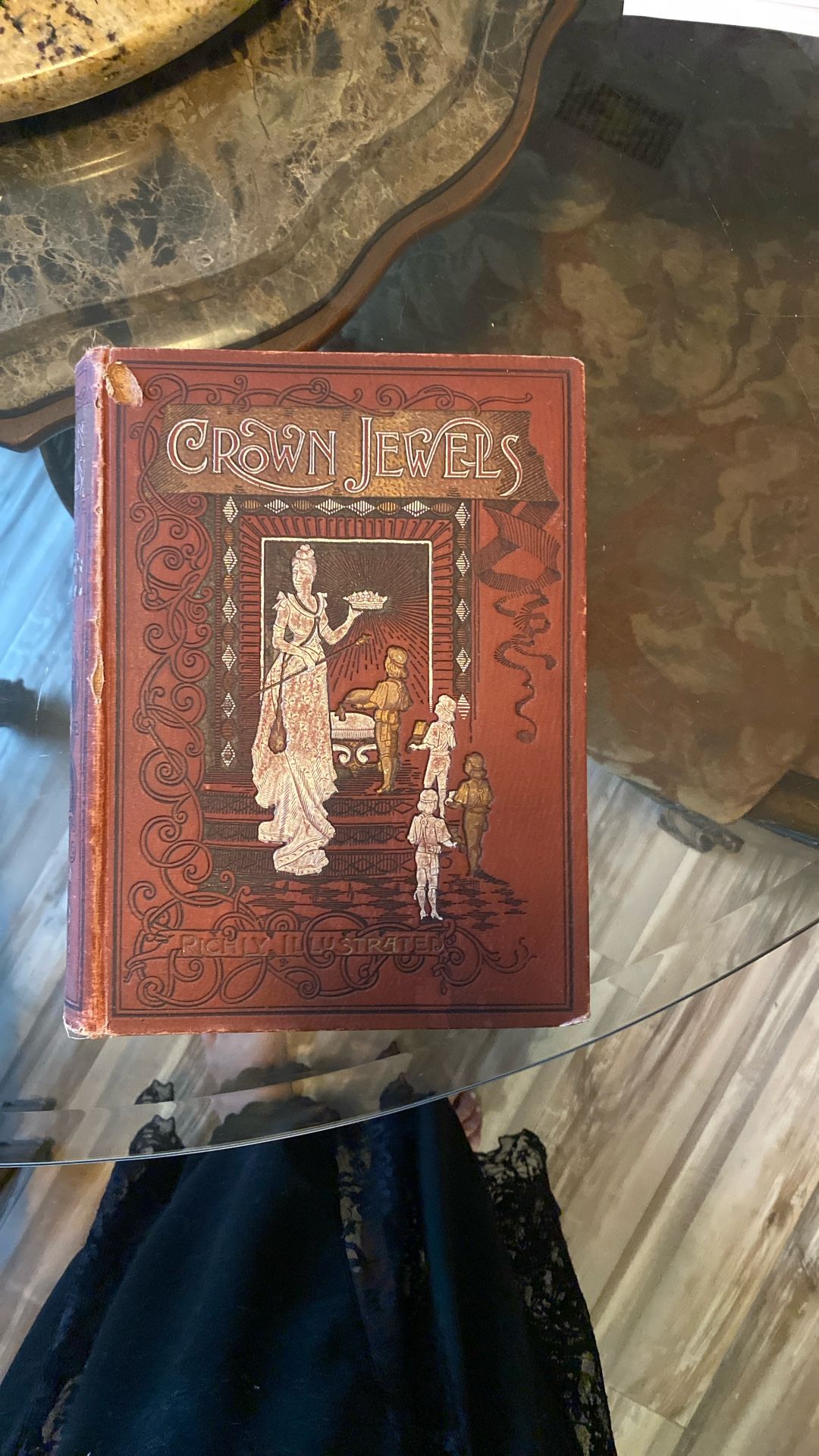 Antique Book 1888 CROWN JEWELS