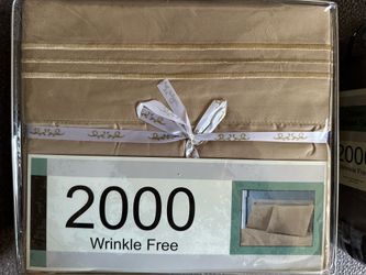2000 wrinkle free queen sheet set