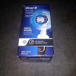 Oral-b Pro 500 Rechargeble Toothbrush - New