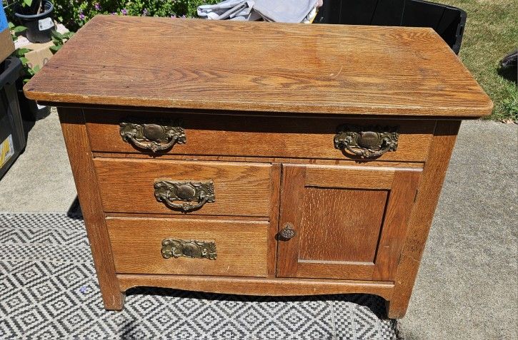 Antique Oak Cabinet