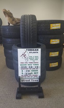 235 35 19 BRAND NEW TIRE TIRES $79 EACH $316 SET