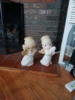 Precious Moments angel figurines