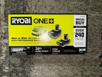 Ryobi 18v ONE+ High Performance Starter Kit