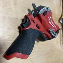 Milwaukee M12 FUEL 12V Lithium-Ion Brushless Cordless Stubby 3/8” Impact Wrench (Tool-Only)