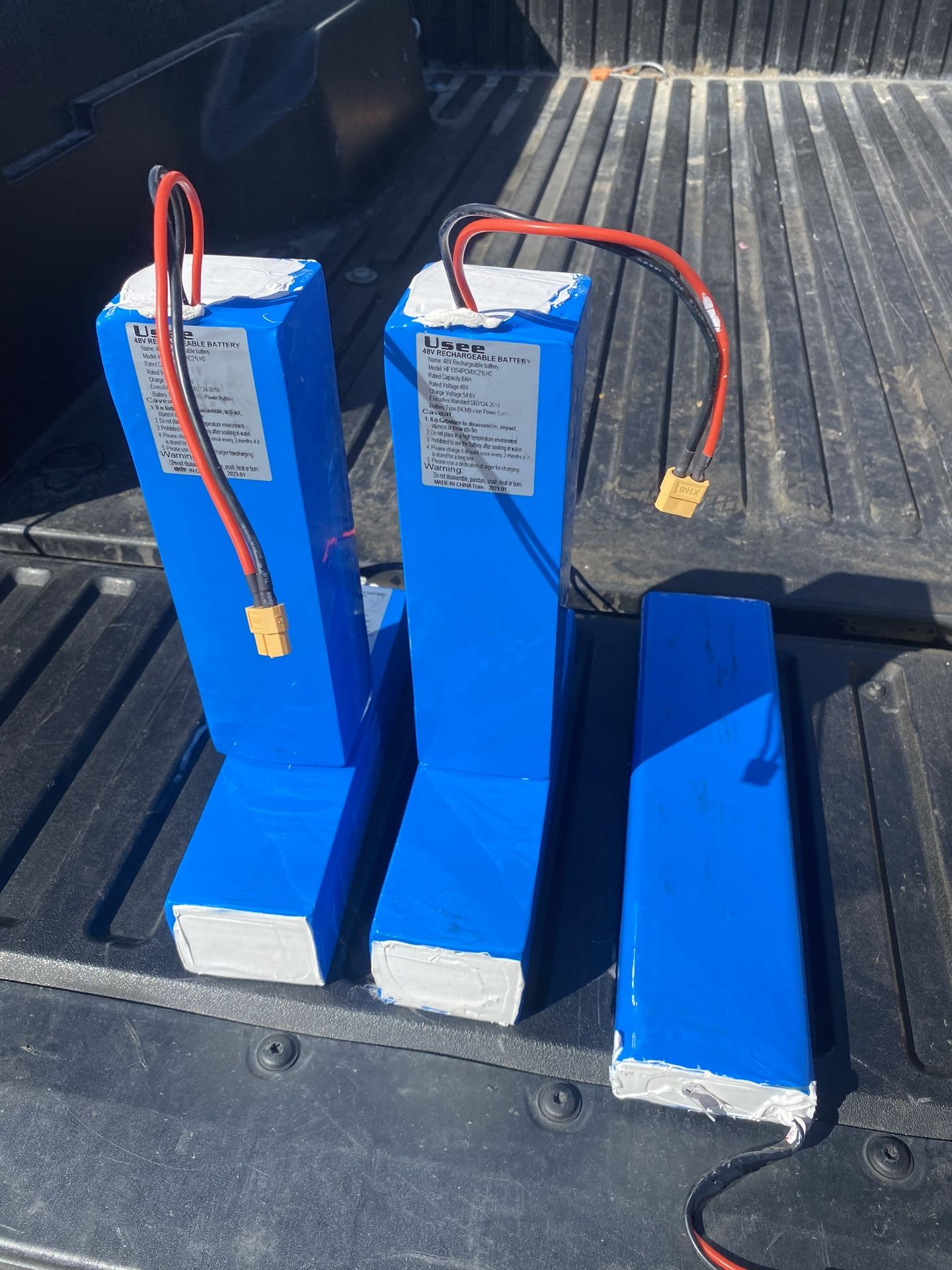 Brand new lithium 48 V electric bicycle batteries for $180