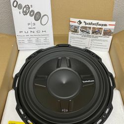 New 12” inch Rockford Fosgate Punch (P3) 800 Watts Max Shallow Mount Car Audio Bass Subwoofer 🔊🔥