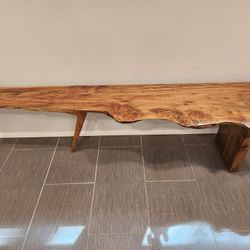 Solid Maple Nakashima Style Coffee Table 