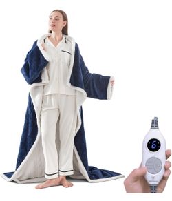 Westinghouse Electric Snuggle Throw Blankets with Foot Pocket,