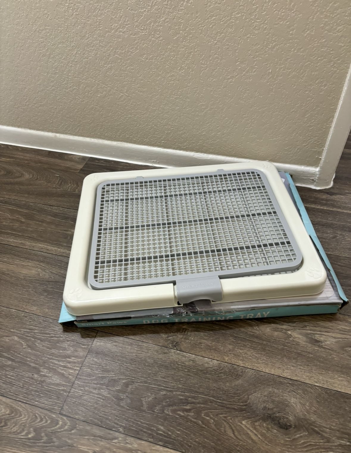 Smart Paws Large Pet Training Tray, Pet Training Pads Holder, Pet Toilet (Grey)